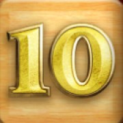 Simbolo 10 in Cioccolatini