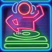 Il simbolo del DJ alla festa da ballo